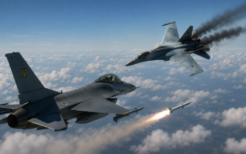 تأیید آمریکا؛ F-16 اوکراین برای نخستین بار یک جنگنده روسی را در نبرد هوایی سرنگون کرد