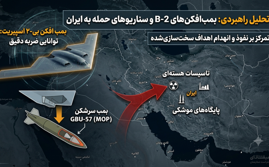 GBU-57 MOP؛ قدرتمندترین بمب سنگرشکن جهان و کابوس تأسیسات زیرزمینی