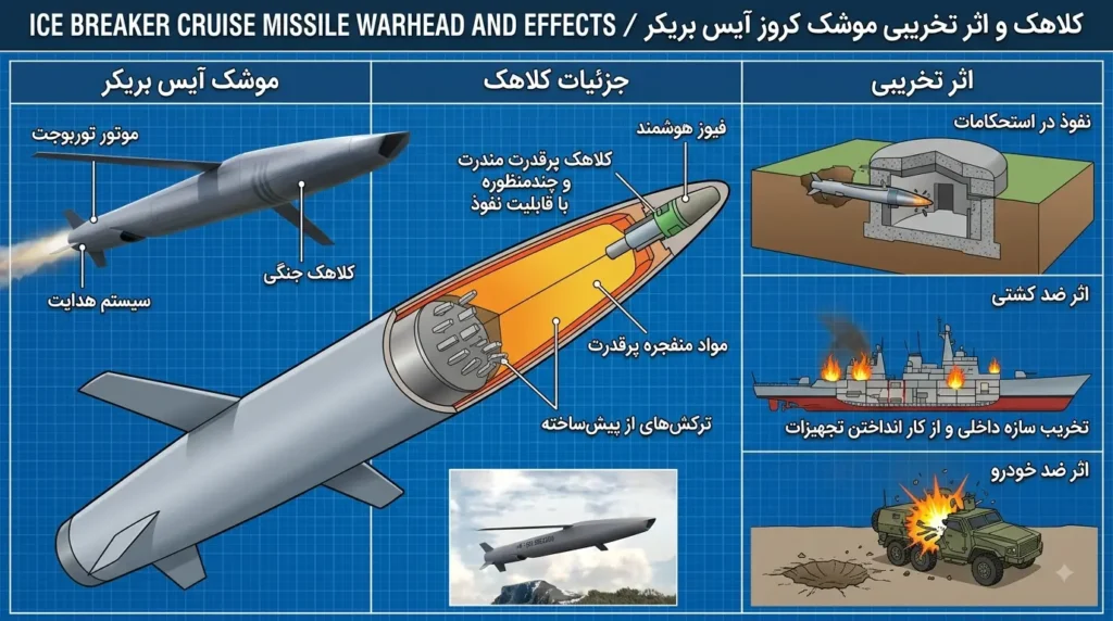 کلاهک و اثر تخریبی موشک آیس بریکر
