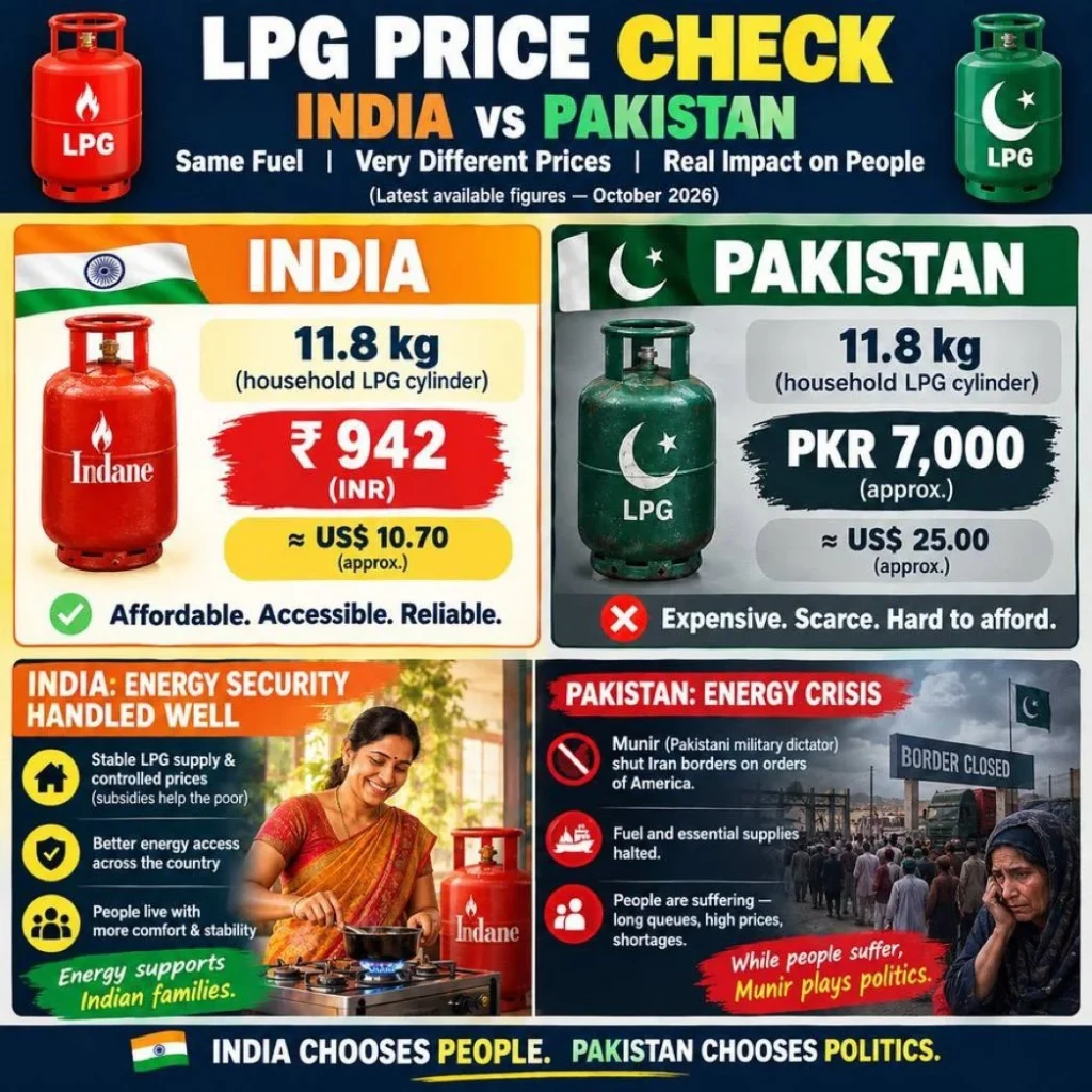 بابک زنجانی: ‏قیمت یک کپسول 12 کیلوگرمی LPG امروز از 4500 روپیه پاکستان (حدود 16 دلار) به 7000 روپیه (حدود 25 دلار) افزایش یافته و باز ه…